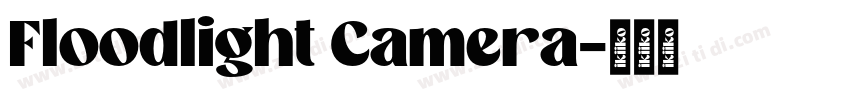 Floodlight Camera字体转换